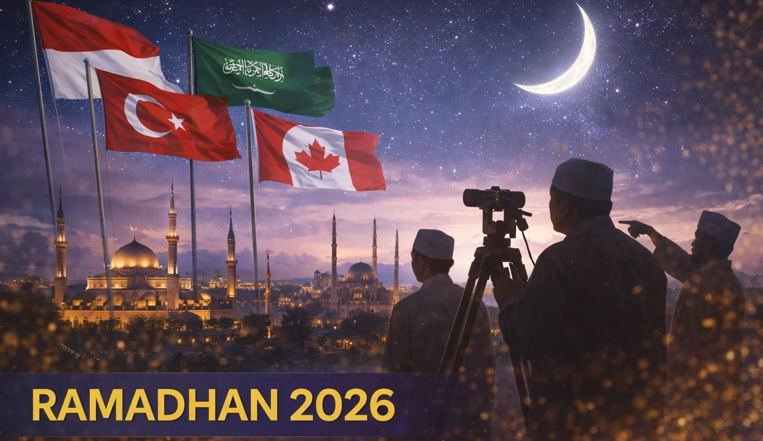 Umat Muslim melaksanakan ibadah puasa Ramadhan 2026 di berbagai negara