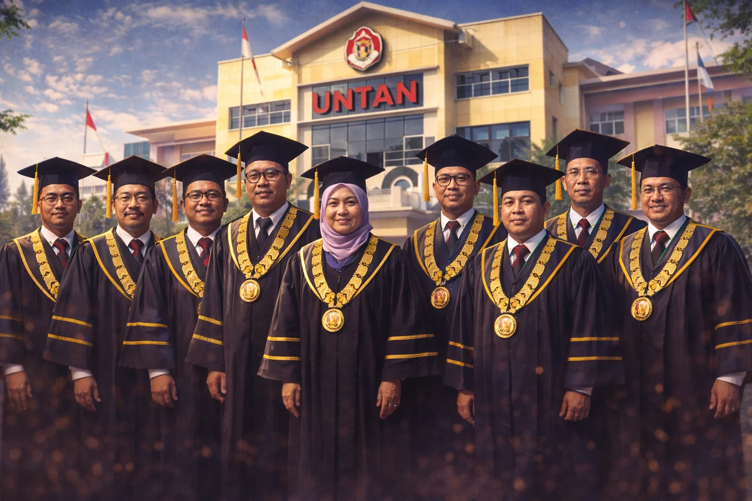 Sembilan dosen Universitas Tanjungpura menerima gelar Profesor dari Menteri Pendidikan Tinggi, Sains, dan Teknologi RI