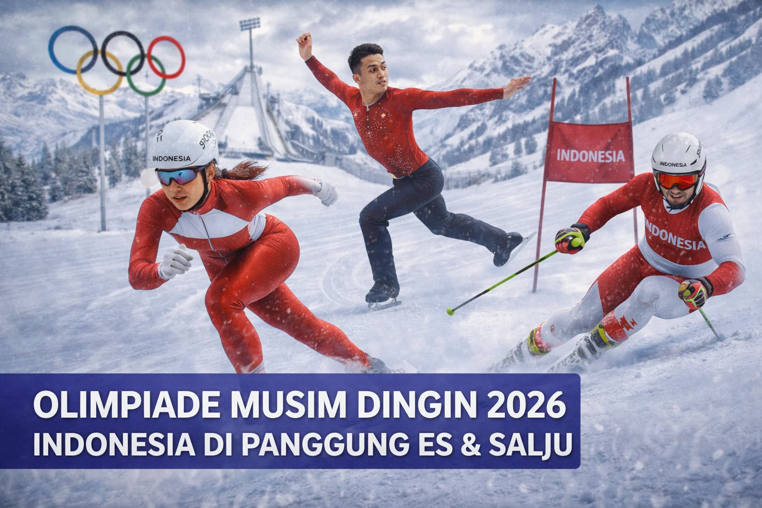 Olimpiade Musim Dingin 2026: Cabang Olahraga “Asing” Bagi Indonesia di Panggung Es & Salju