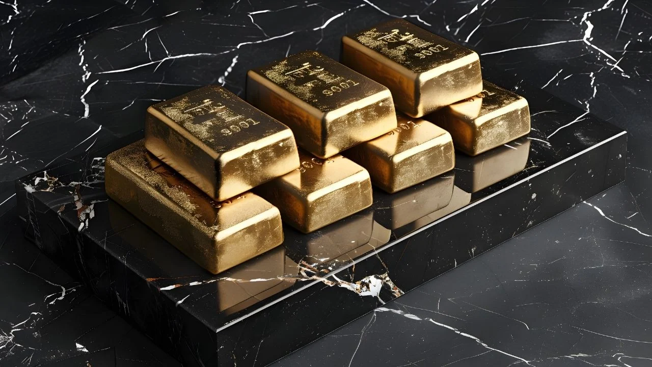 Ilustrasi investor memantau harga emas di pasar global