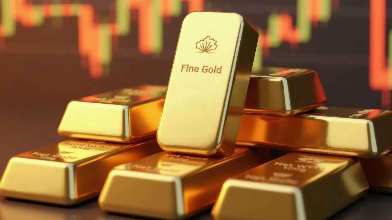 Ilustrasi harga emas Antam 18 Februari 2026 turun menjadi Rp 2.878.000 per gram.