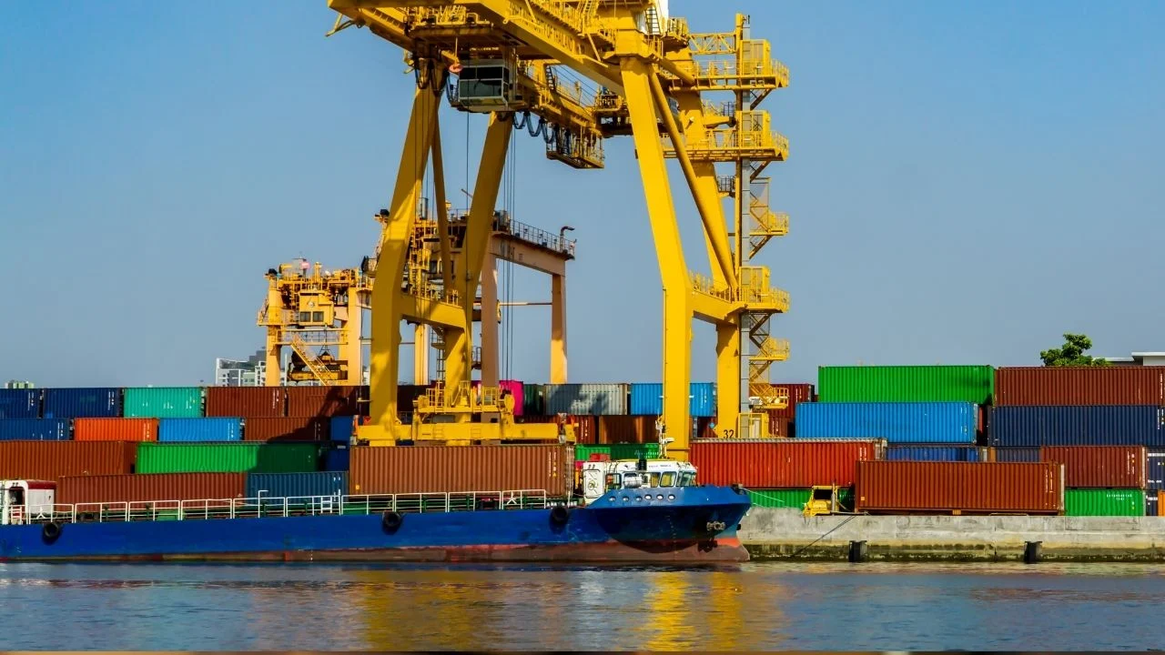 Peta lokasi Pelabuhan Internasional Kijing di Kabupaten Mempawah, Kalimantan Barat