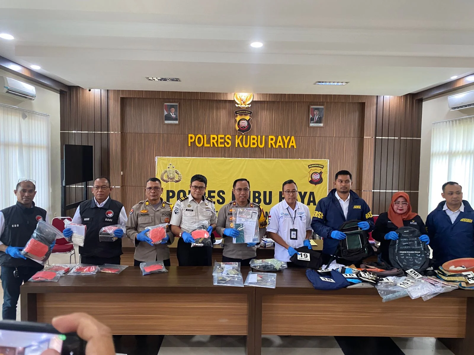 Polres Kubu Raya paparkan berbagai kasus awal 2026 dalam rilis resmi di Mapolres