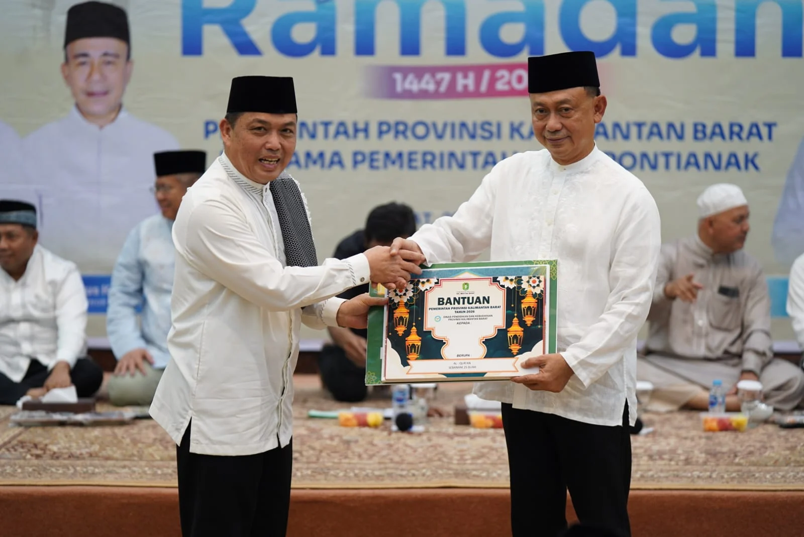 Wali Kota Pontianak Edi Rusdi Kamtono saat silaturahmi Ramadan bersama Pemprov Kalbar