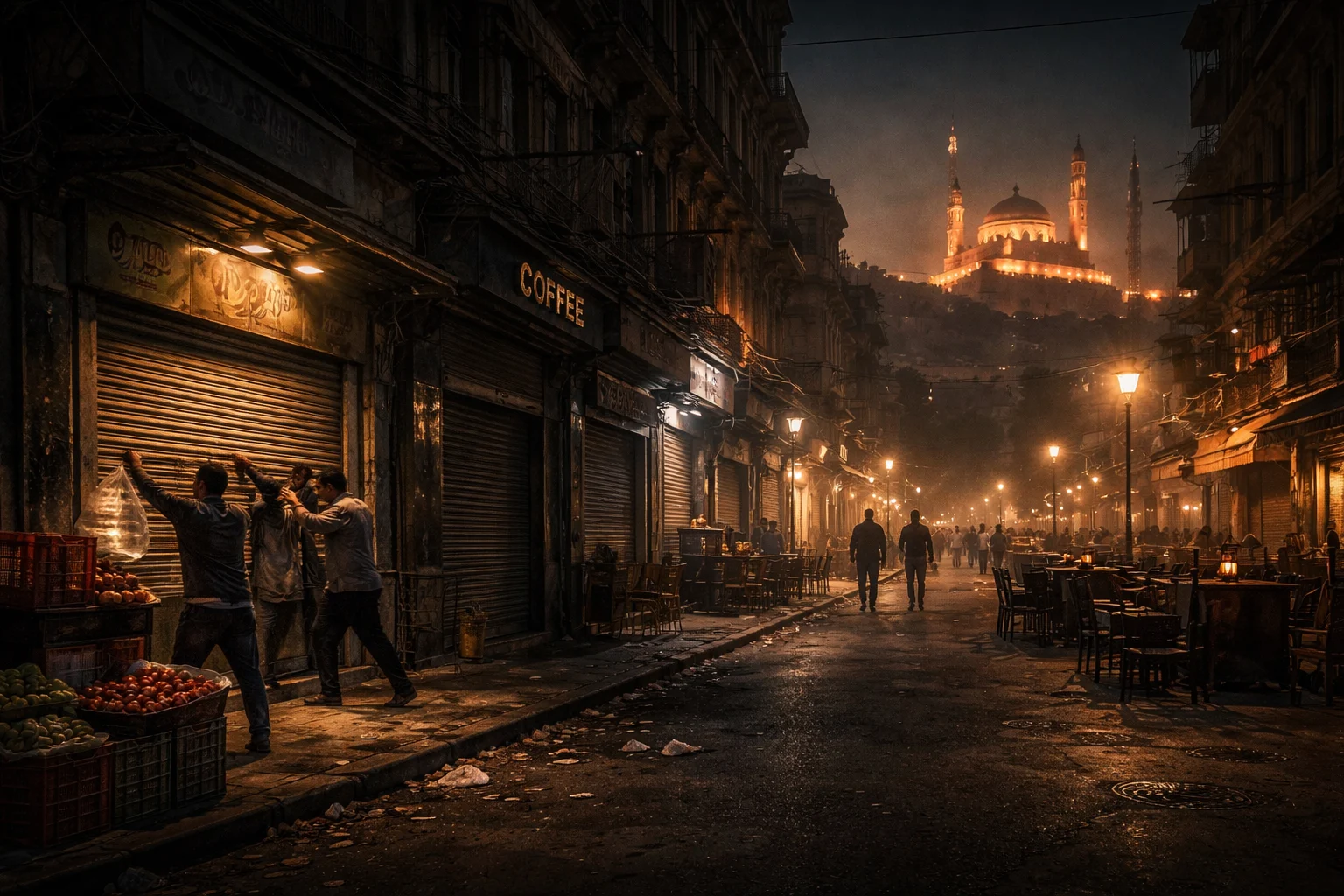 krisis energi di Mesir membuat toko tutup jam 9 malam,