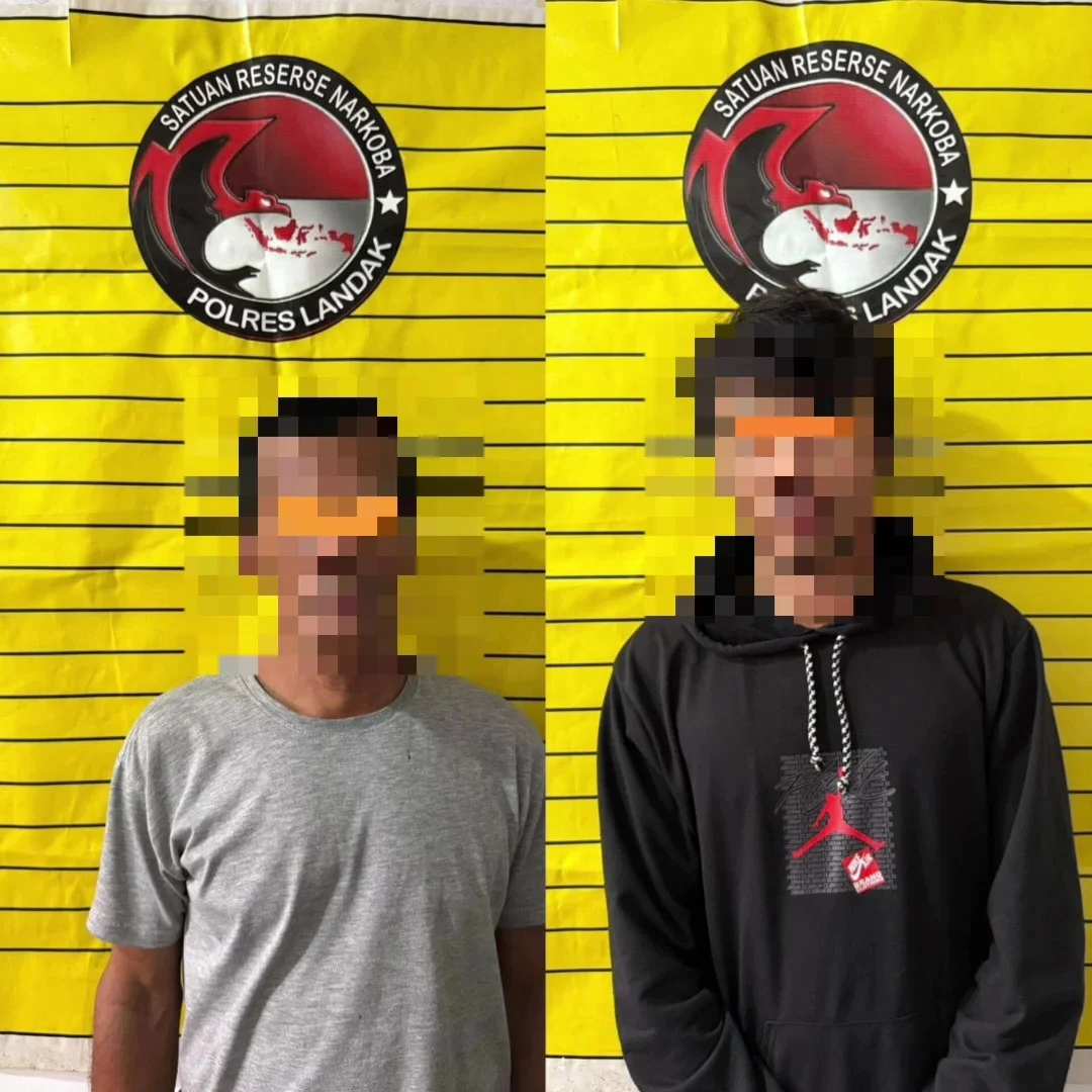 polisi ringkus dua pengedar sabu di Ngabang Landak