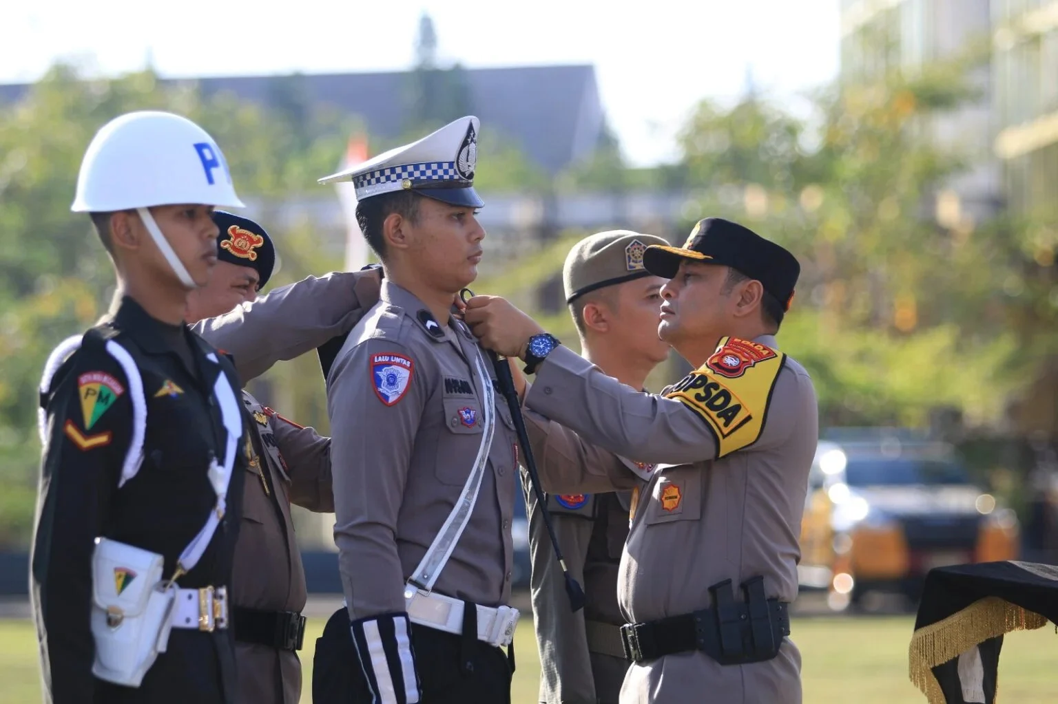 Apel pasukan Operasi Ketupat Kapuas 2026 di Polda Kalbar