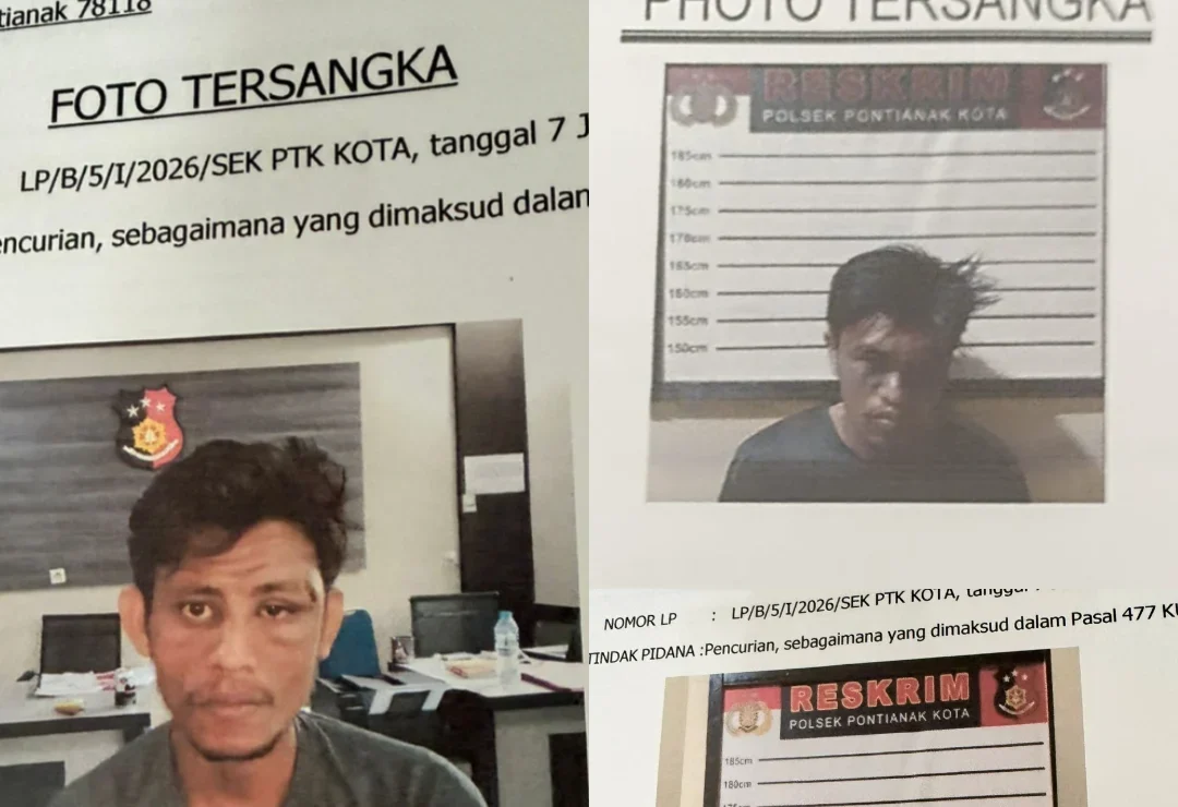 tiga tahanan kejari pontianak kabur dari sel tahanan