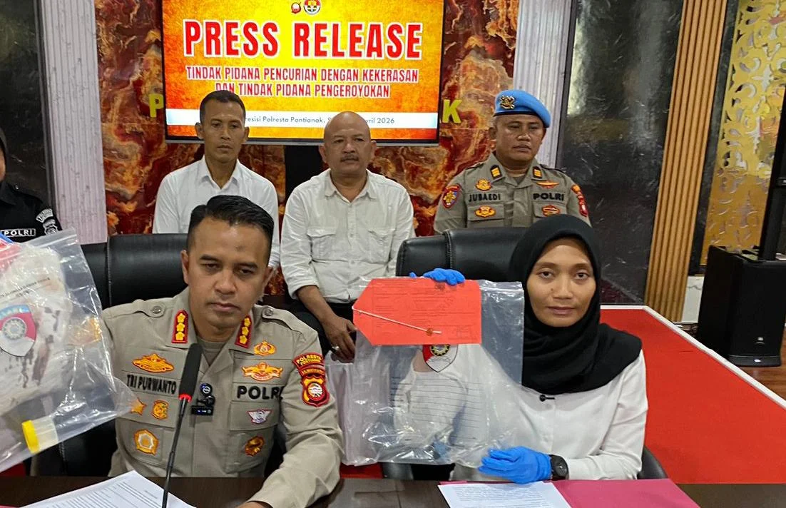 Barang bukti hasil kejahatan pelaku