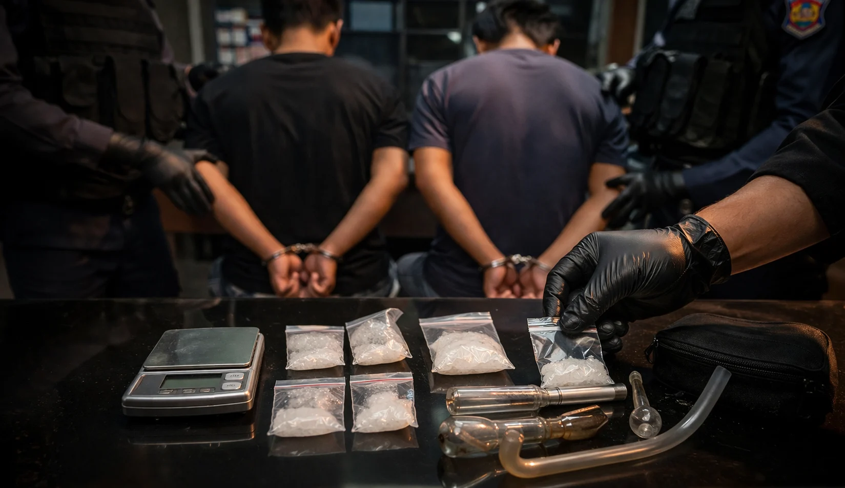 Dua pelaku pengedar sabu diamankan Satresnarkoba Polres Sambas