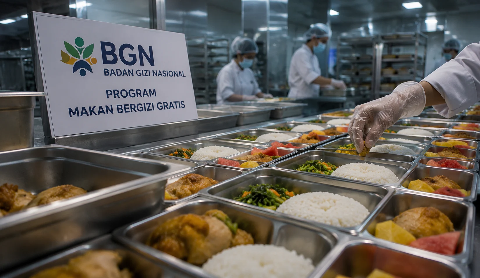 Pejabat Badan Gizi Nasional menjelaskan rencana anggaran Program Makan Bergizi Gratis.