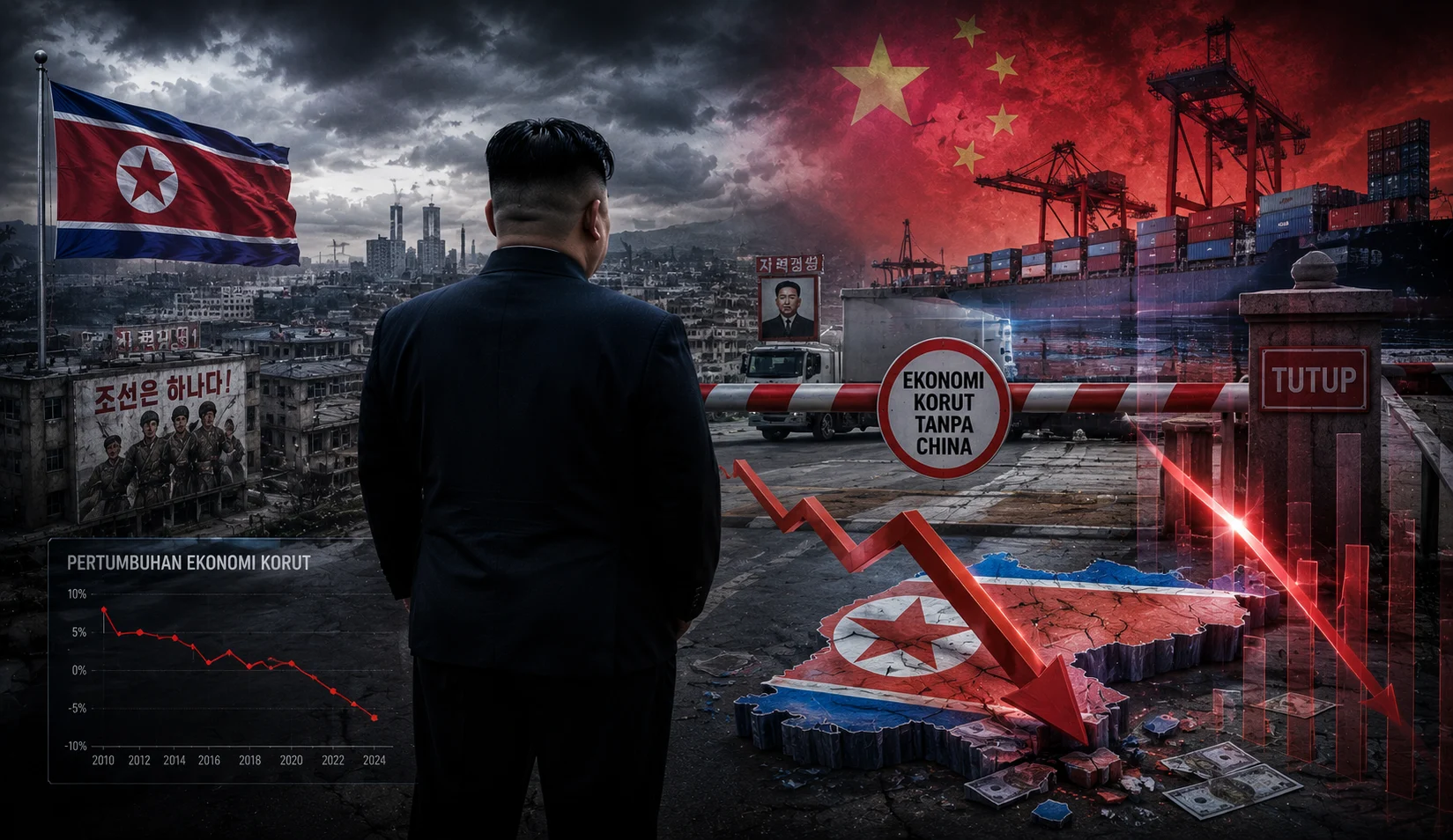 stabilitas ekonomi Korut melalui hubungan dagang China Korut