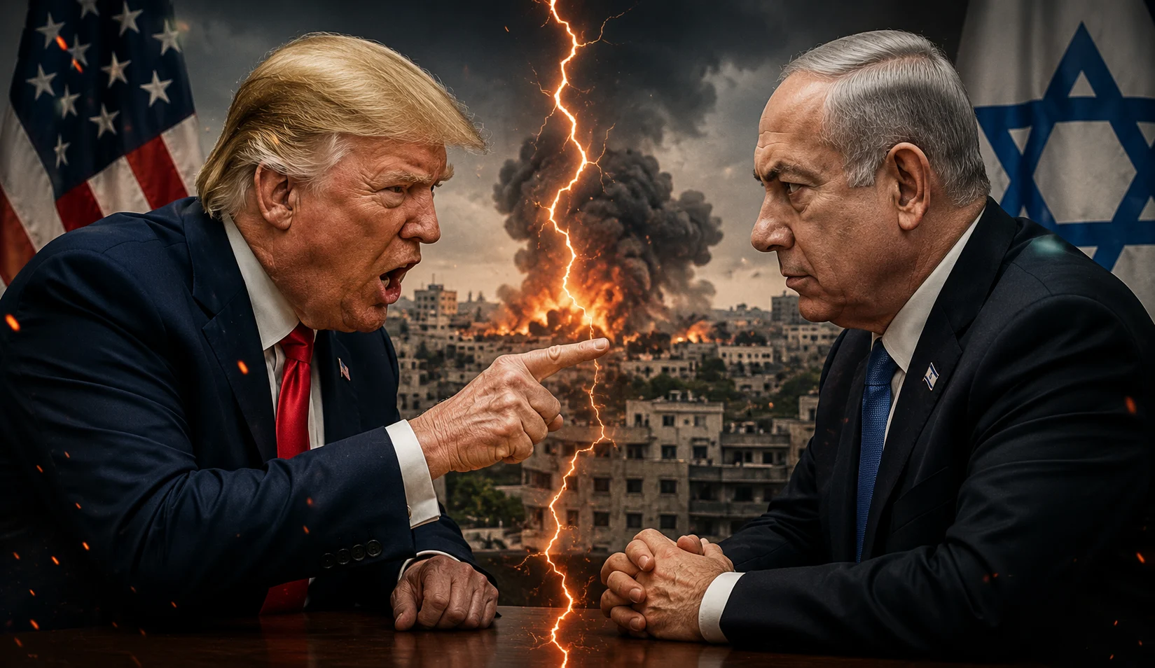 Momen ketegangan diplomatik saat Donald Trump marah ke Netanyahu terkait kebijakan di tengah konflik Lebanon terbaru