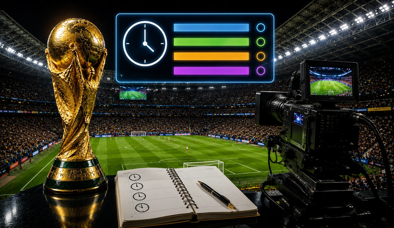 Penetapan alokasi waktu kick-off pertandingan sepak bola yang paling sering digunakan dalam ajang Piala Dunia 2026