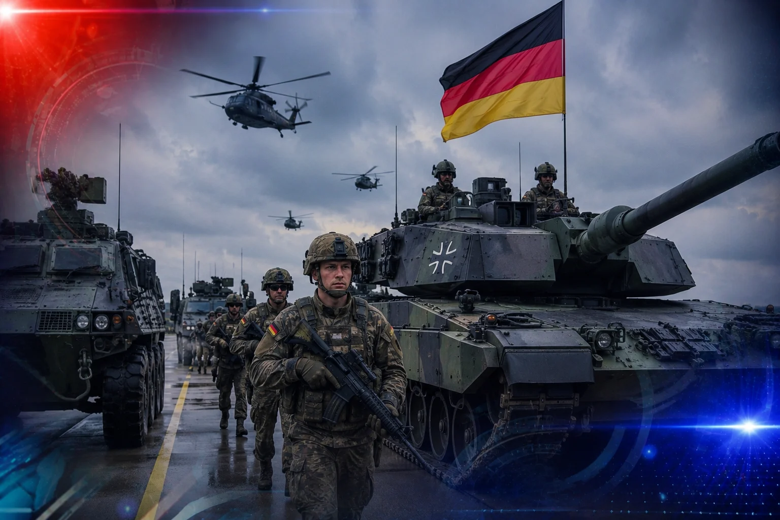 Personel militer Jerman mengikuti latihan tempur sebagai bagian dari upaya modernisasi dan penguatan pertahanan nasional di tengah meningkatnya ancaman Rusia.