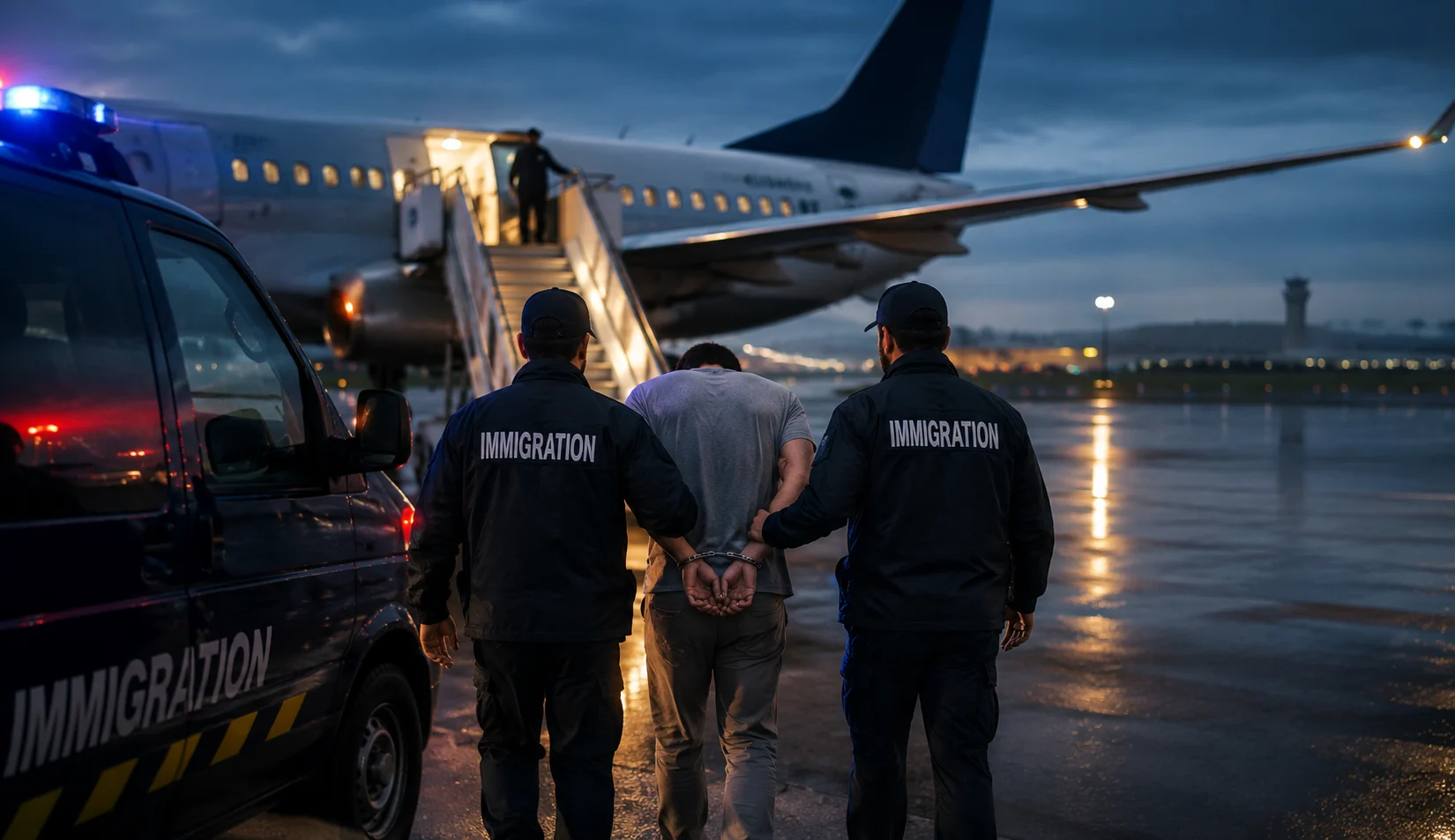 Petugas Ditjen Imigrasi mengamankan warga negara Amerika Serikat berinisial AW yang menjadi buronan kasus pelecehan seksual di negaranya sebelum dideportasi ke AS.