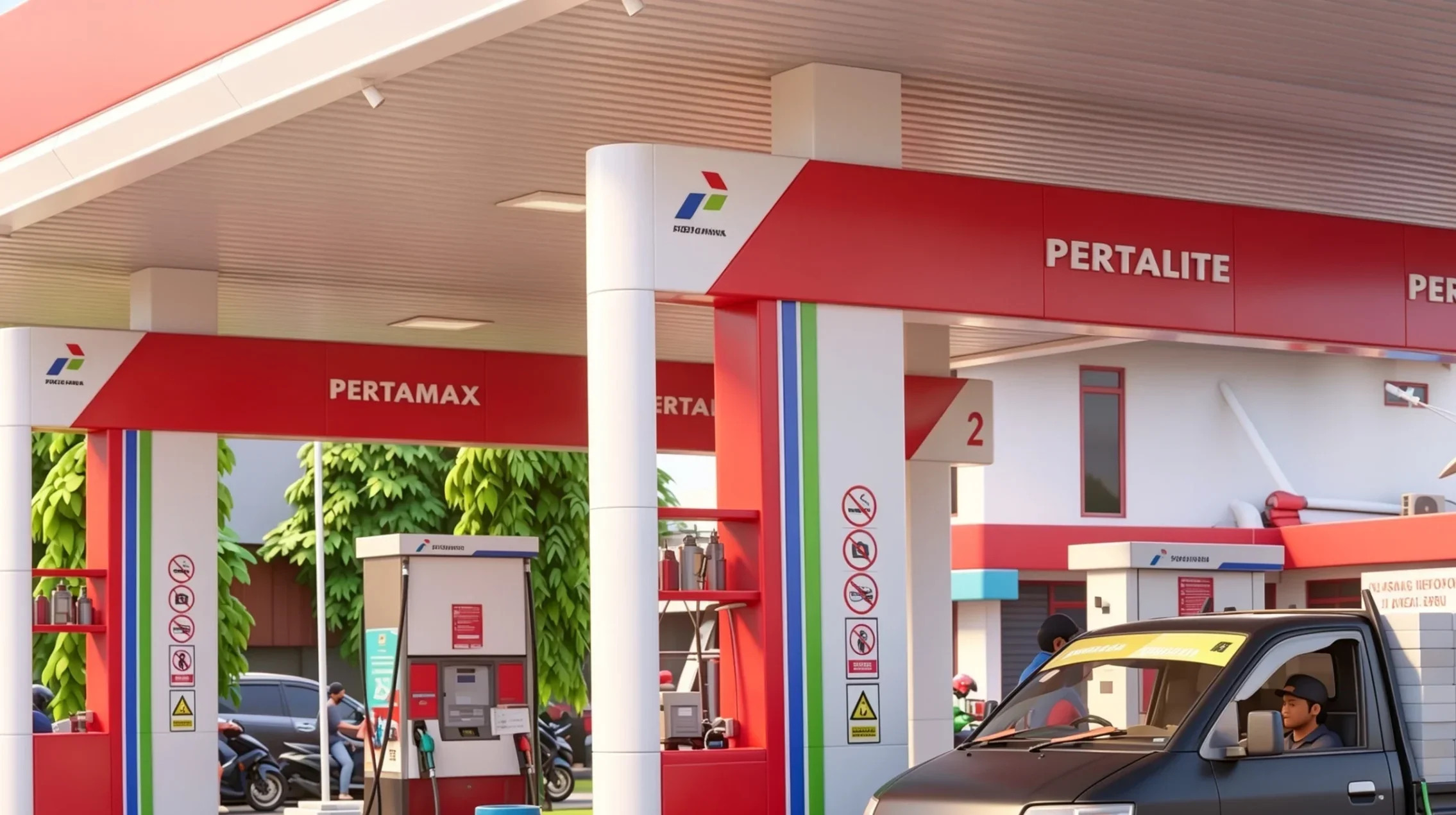 Pengendara mengisi BBM Pertamax di SPBU Pertamina setelah penyesuaian harga per 10 Juni 2026.