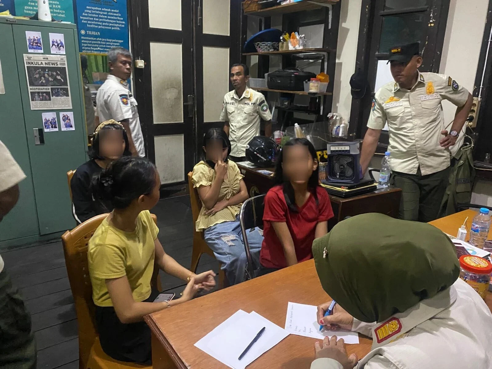 Satpol PP Pontianak Amankan Empat Anak Langgar Jam Malam-pemkot-pontianak