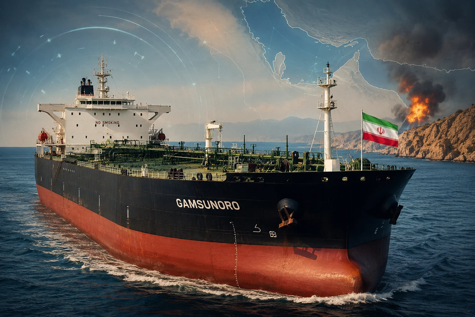 Kapal Gamsunoro milik Pertamina berhasil melintasi Selat Hormuz setelah tertahan akibat konflik Timur Tengah.