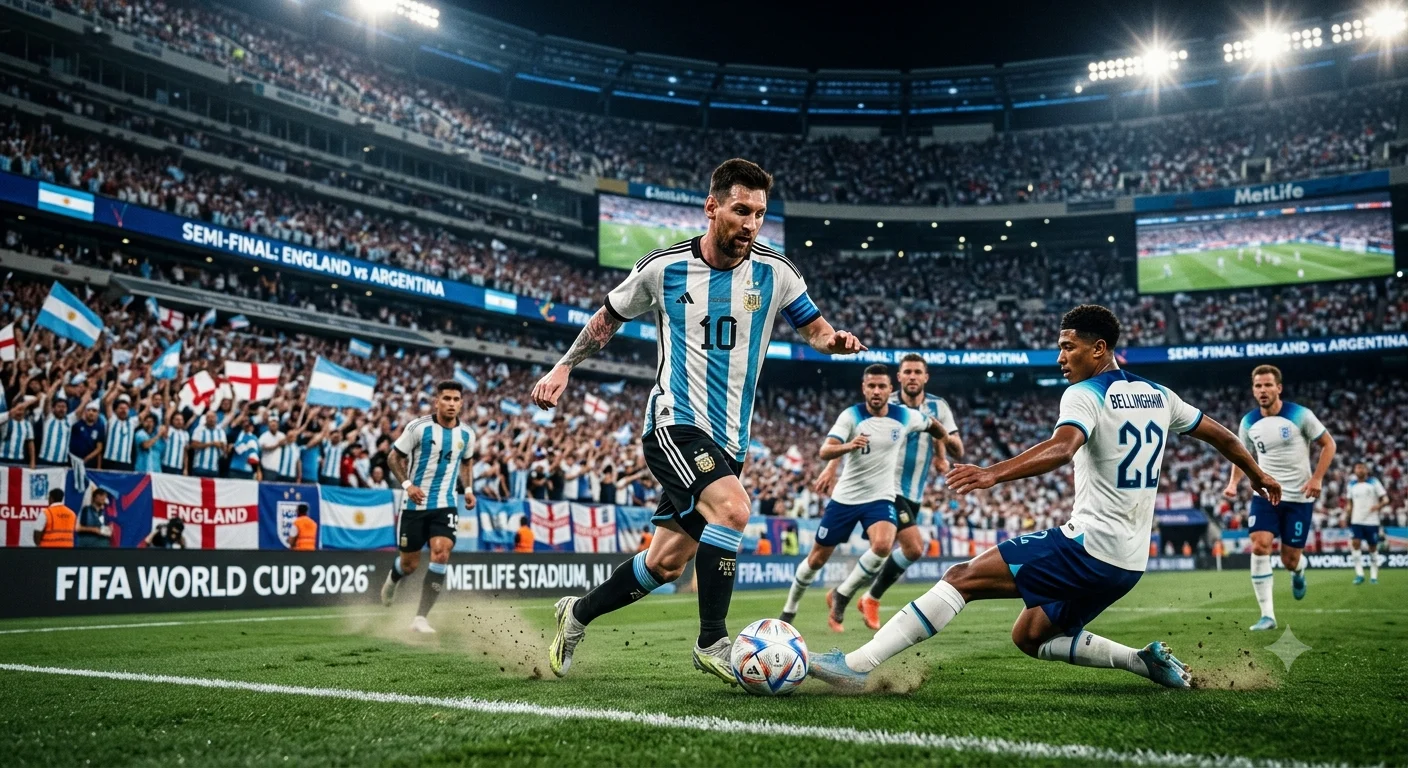 Lionel Messi memimpin Argentina dalam pertandingan Piala Dunia 2026.